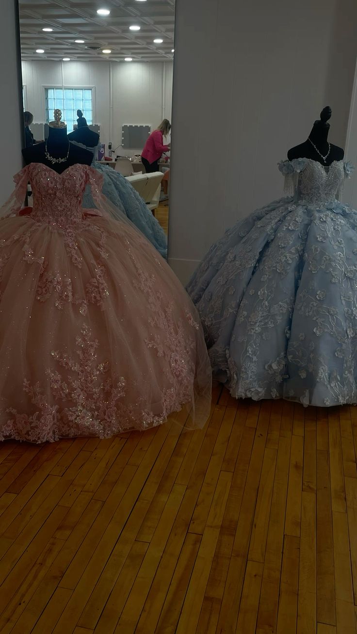 A Line Pink Quinceanera Dress Ball Gown Off Shoulder Sweet 16 Dress fg7367 - View 5 | VelvetHem