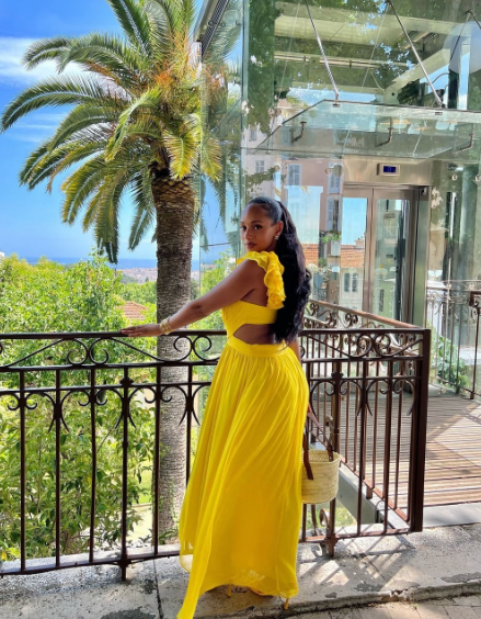 A Line Yellow Evening Dresses Formal Party Dress Prom Gown fg6797 - View 2 | VelvetHem