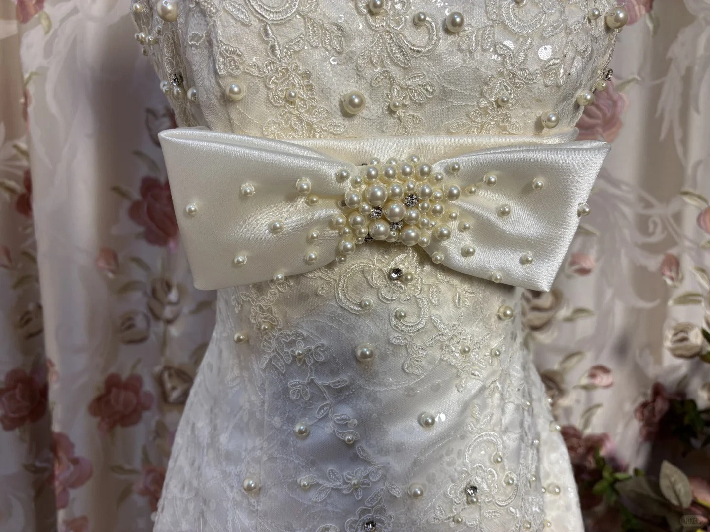 Strapless Long Elegant Wedding Dresses Princess Bridal Gown fg7345 - View 3 | VelvetHem