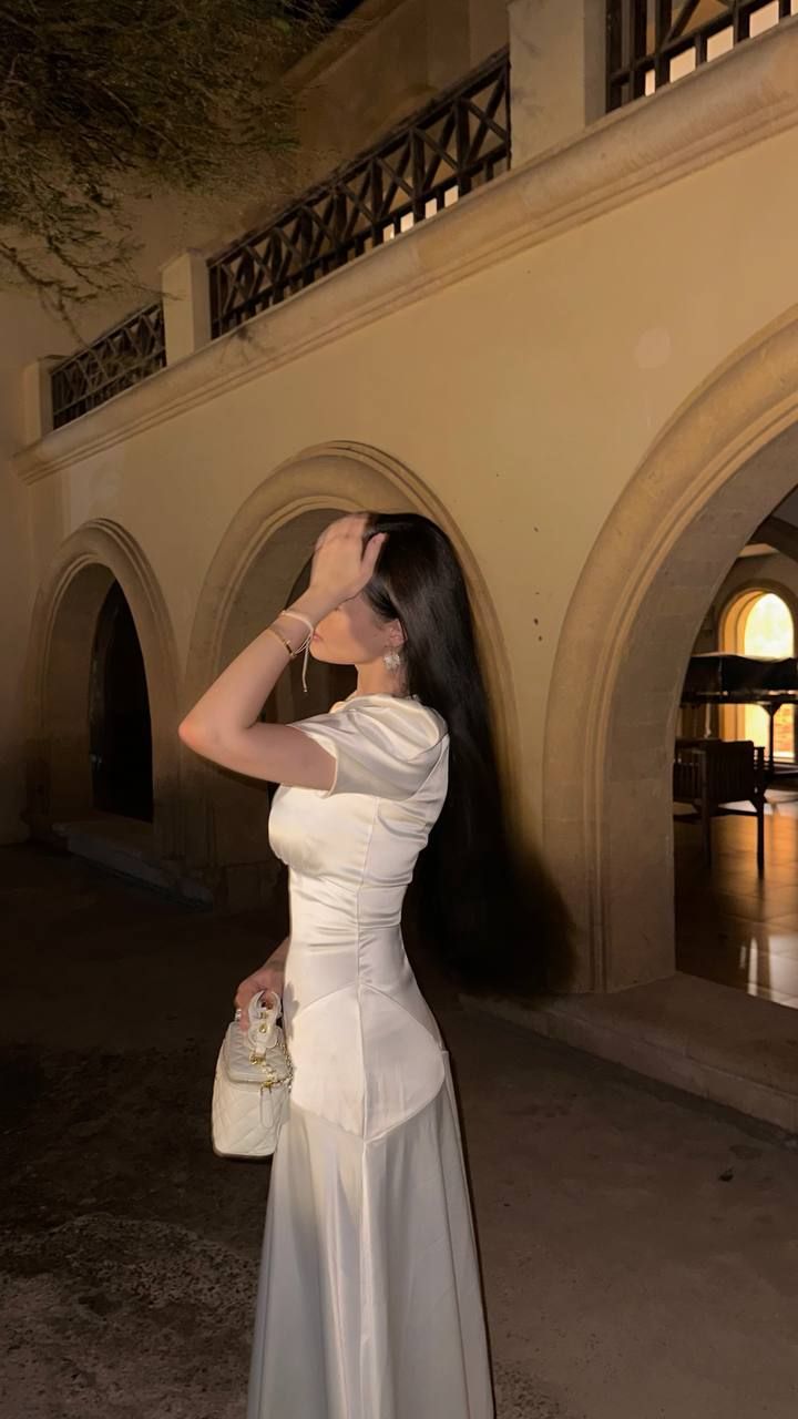 White Long Prom Dress, Elegant Evening Party Dress fg7326 - View 3 | VelvetHem