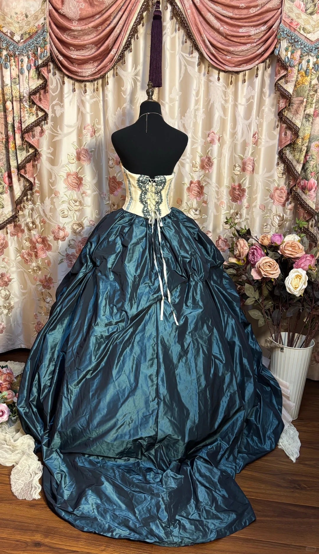 A Line Quinceanera Dress Ball Gown Tulle Sweet 16 Dress fg7342 - View 2 | VelvetHem
