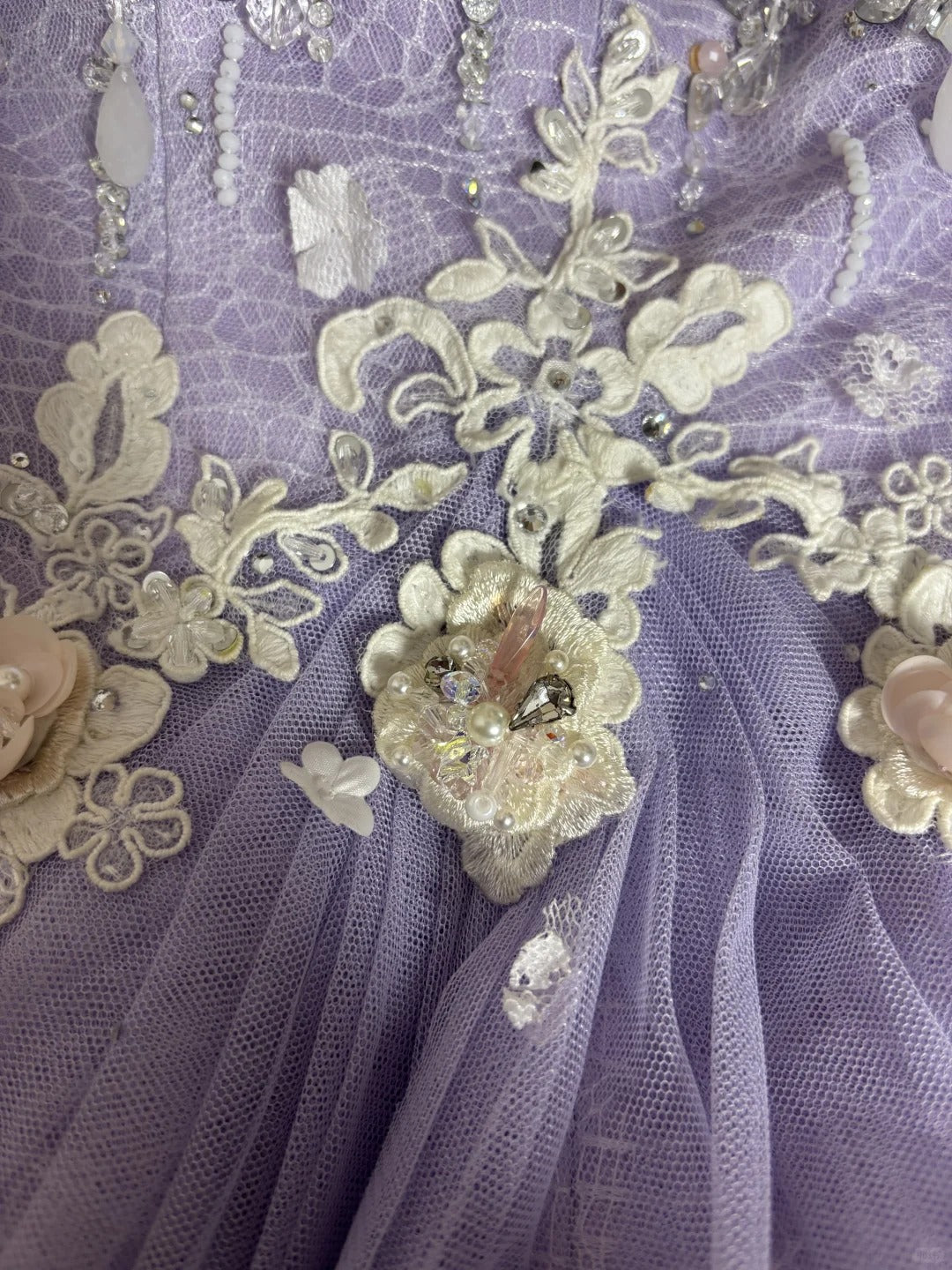 Lilac Strapless Prom Dresses Long Evening Party Dress fg7344 - View 5 | VelvetHem