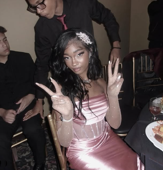 Mermaid Pink Elegant Long Prom Dress Evening Dress fg7001 - View 3 | VelvetHem