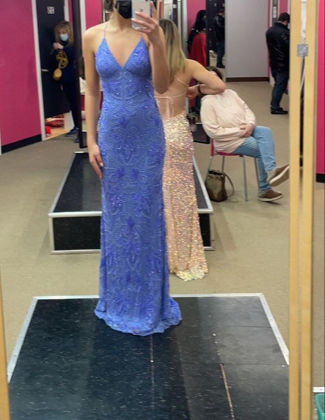 Blue Long Prom Dress, Elegant Evening Party Dress fg7339 - VelvetHem