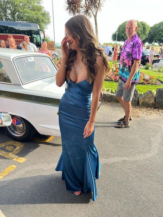 Charming Mermaid Sexy Sleeveless Prom Dress Formal Gown fg7154 - VelvetHem