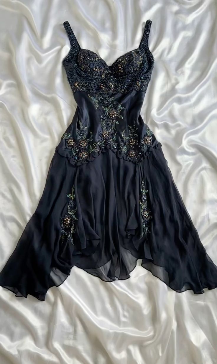 cute a line black homecoming dress 18th birthday Outfits fg7119 - VelvetHem