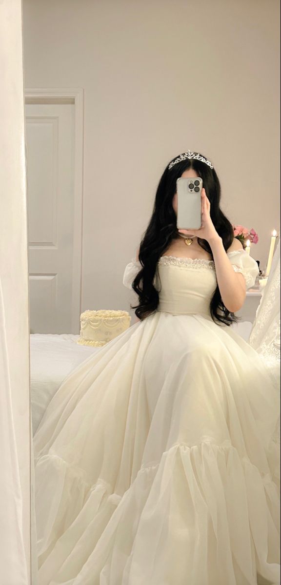 Elegant Off Shoulder Prom Dress, Princess Evening Dress fg7213 - VelvetHem