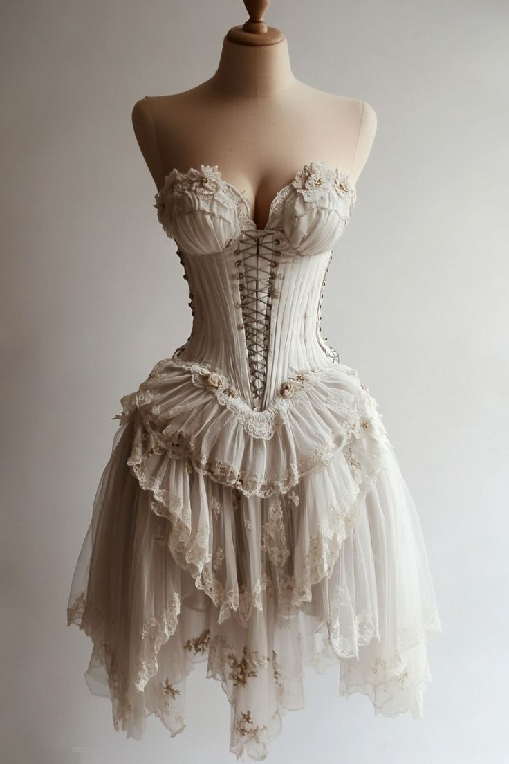 Retro Ivory Lace Dress Sexy Short Party Dress Homecoming Dress fg7222 - VelvetHem
