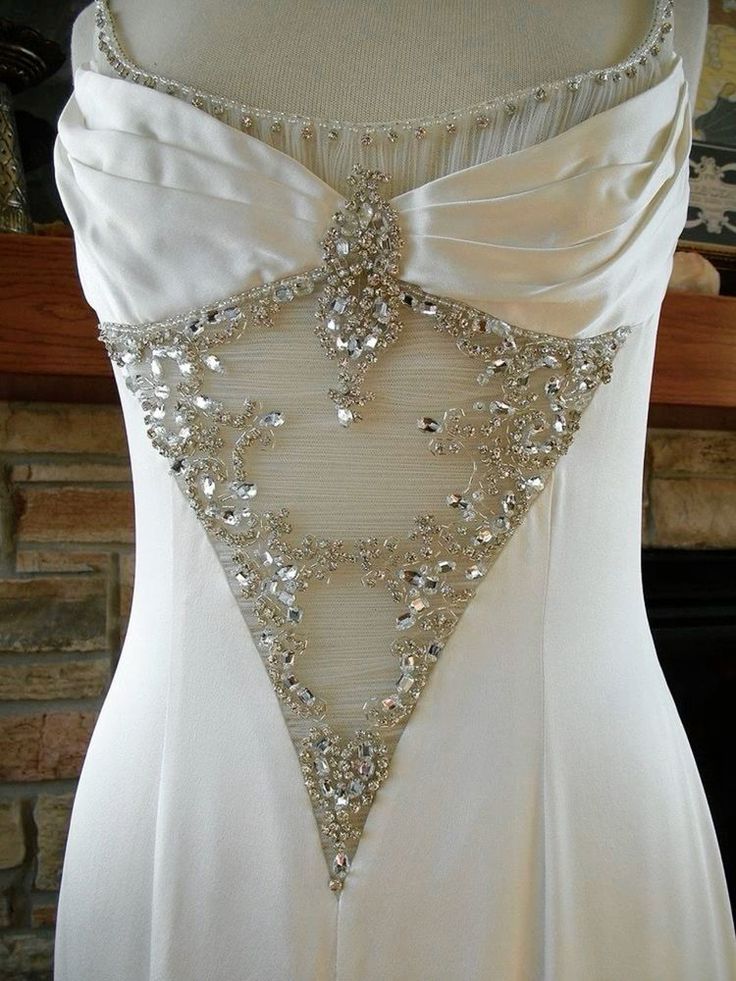 Vintage White Mermaid Prom Dress Wedding Dress fg7199 - View 3 | VelvetHem