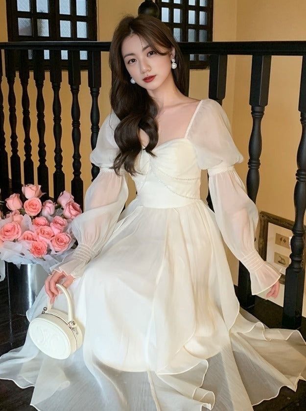 Women Casual Princess Party Dress Vintage A-line Birthday Dress Evening Dress fg7214 - View 6 | VelvetHem