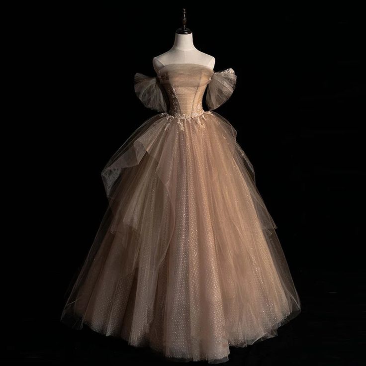 Tulle Lace Long Prom Dress, Evening Formal Dress fg7236 - View 2 | VelvetHem