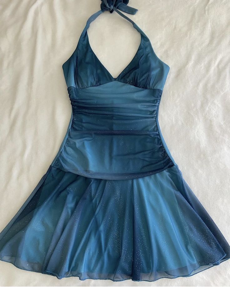 Chiffon Sleeveless Halter Party Dress Short Prom Dress fg7013 - View 2 | VelvetHem