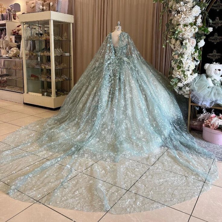 Shiny Quinceanera Dress Ball Gown Lace Beaded Tulle Backless Sweet 16 Dress fg7216 - View 2 | VelvetHem