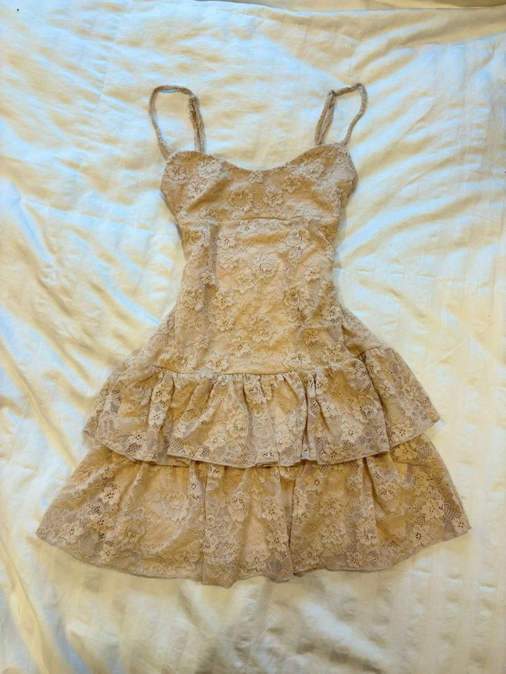 Cute a line Short Champagne Lace Homecoming Dresses Cocktail Dress fg6953 - VelvetHem