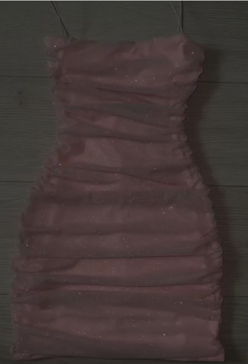 Shinny Pink Homecoming Dress Short Prom Party Gown fg6246 - VelvetHem