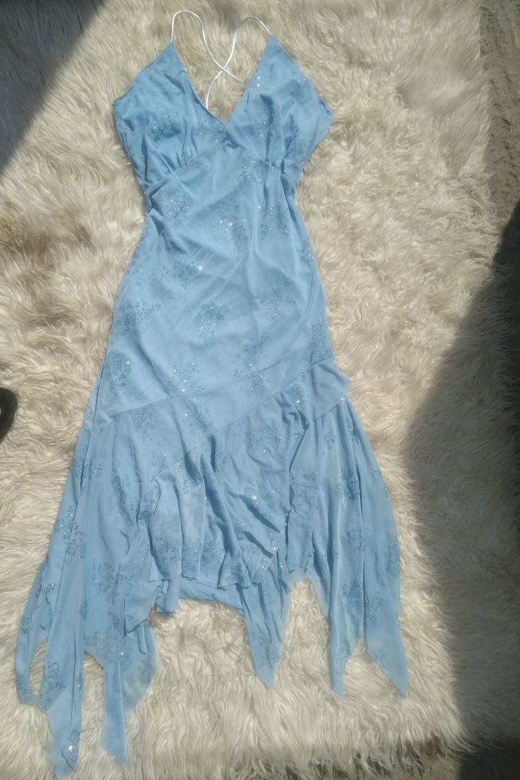 Cute Blue Party Dresses V Neck Cocktail Dress fg6940 - VelvetHem