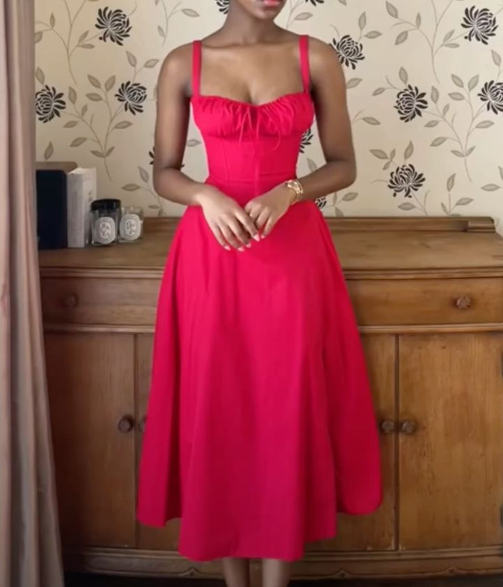 Straps Prom Party Dress Birthday Dress Evening Gown fg6452 - VelvetHem