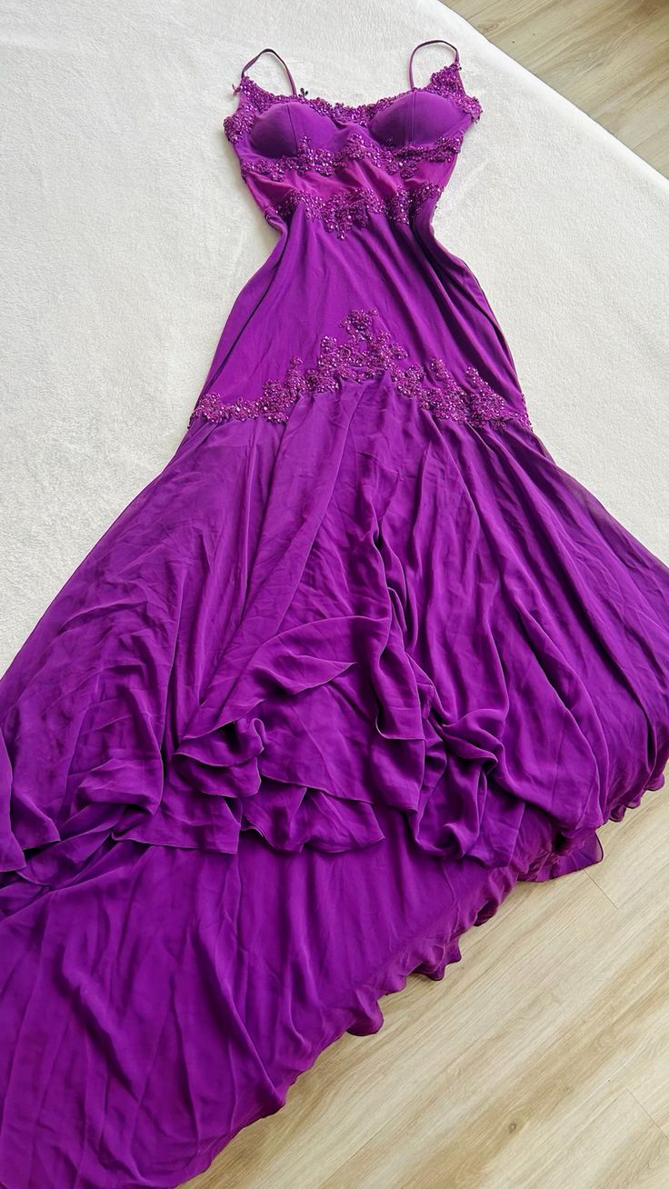 Cute Purple Party Prom Dresses Long Formal Dress fg6943 - View 2 | VelvetHem
