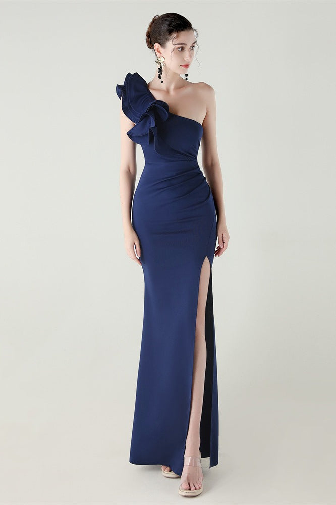 Contemporary Ruffled Floral One Dress for Modern Fashion Wear