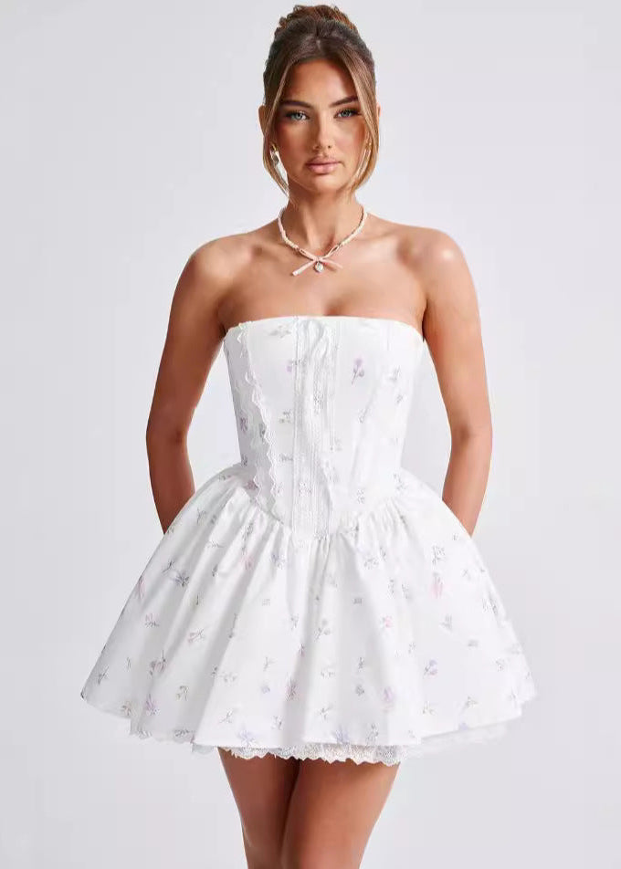 Isla Strapless Corset Mini Dress