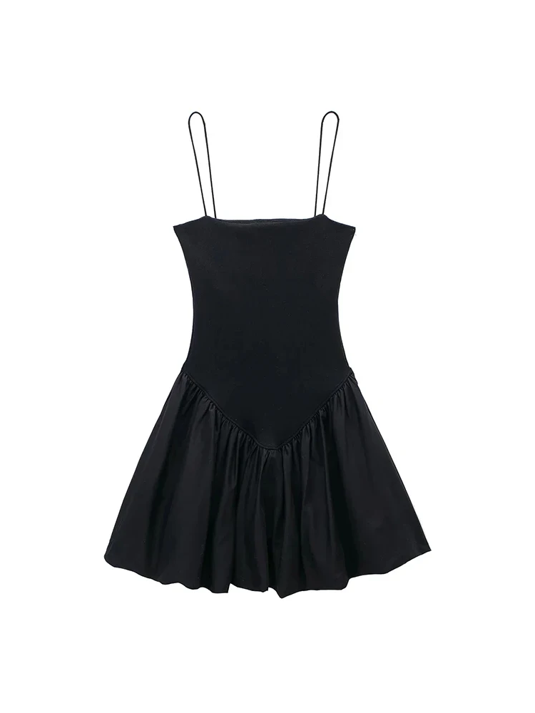 Iria Popelin-mini Dress Mit Puffrmeln for Women Day to Night Outfit
