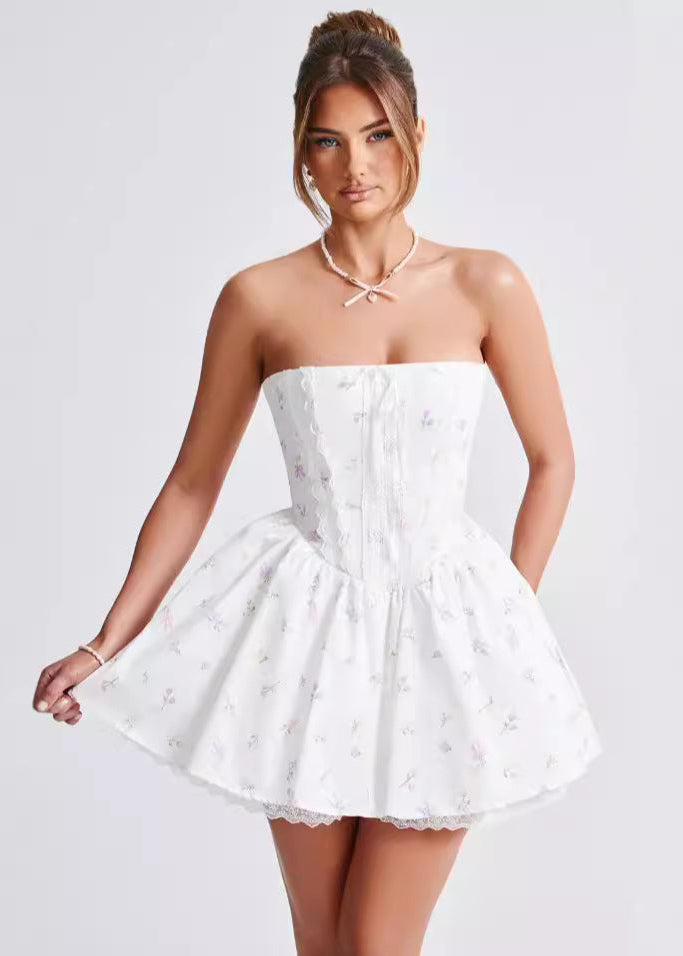 Isla Strapless Corset Mini Dress