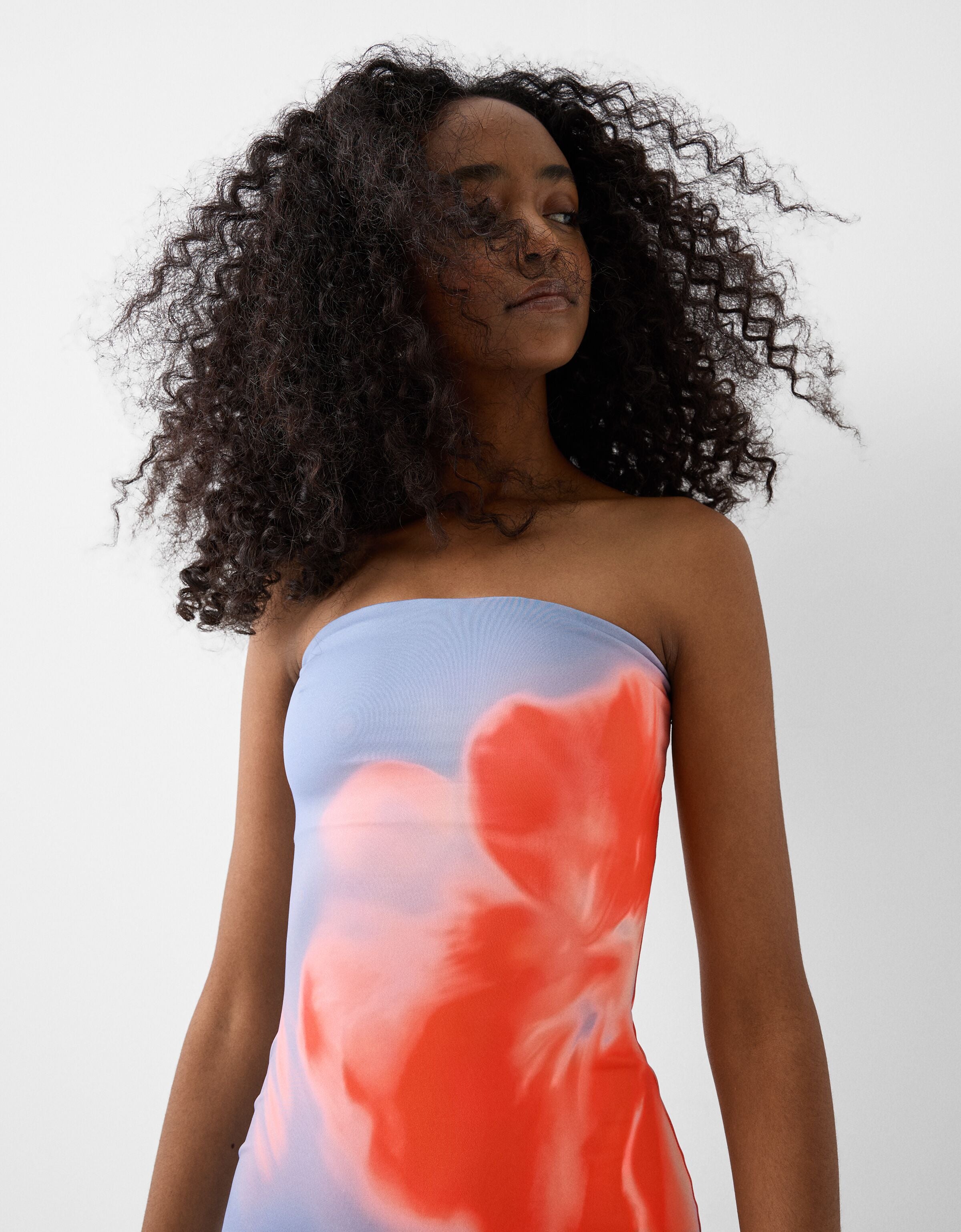 Elodie Bandeau Flower Dress