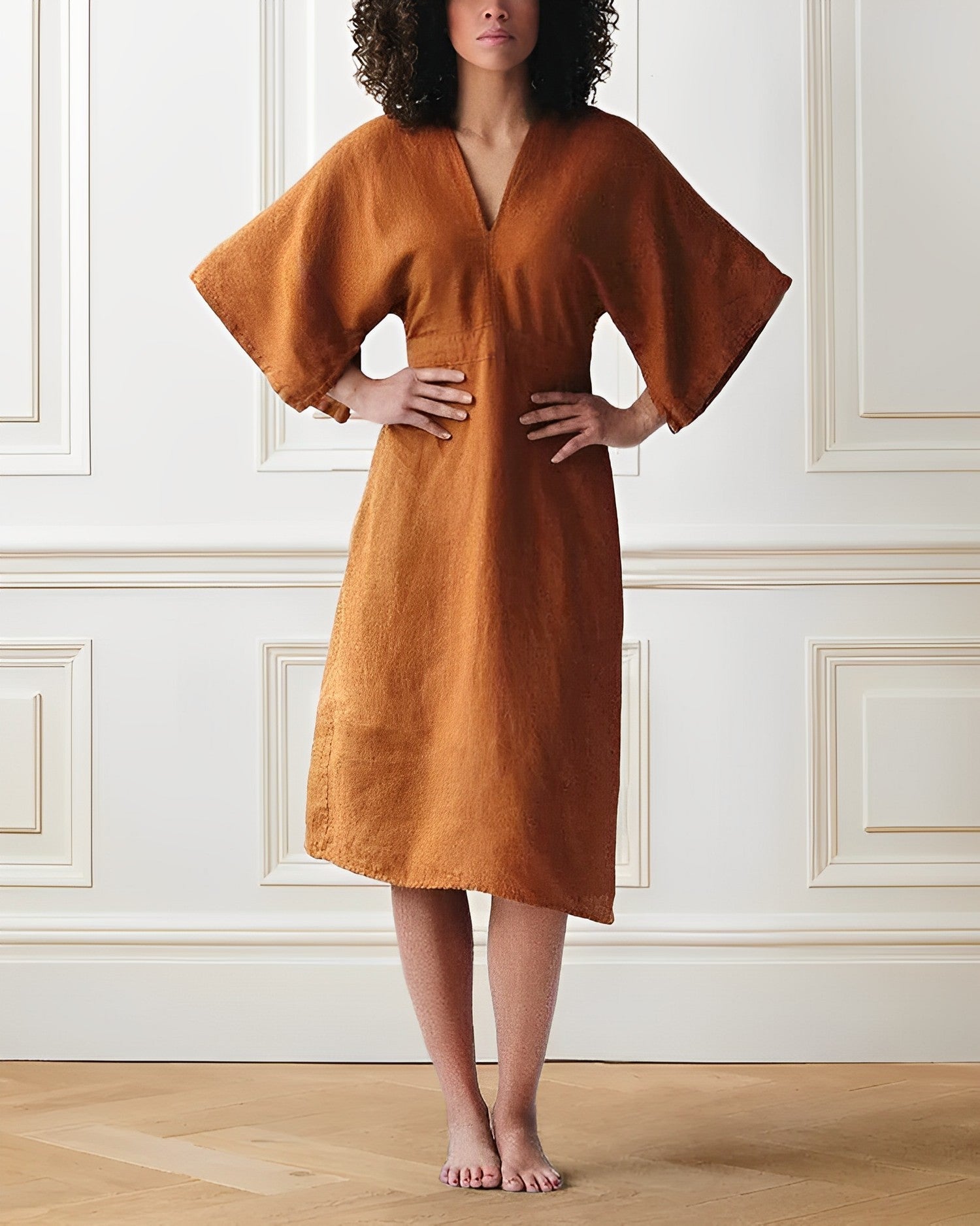 Julia Casual and Relaxed Summer Dress for Women Brunch Outfit Idea