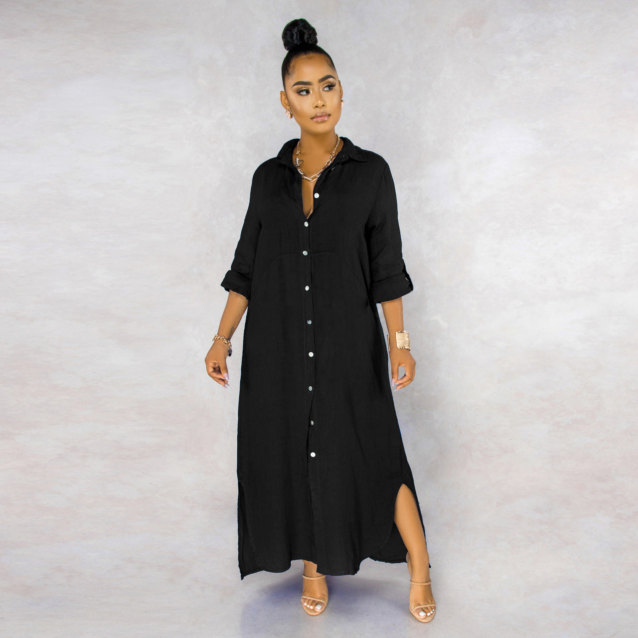 Silvia Exclusive Overshirt Dress Set Designer Edit