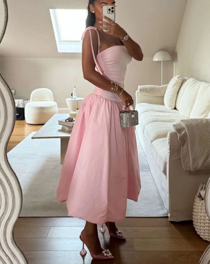 Pink Prom Dress Sleeveless Formal Party Evening Gown fg7262 - View 2 | VelvetHem