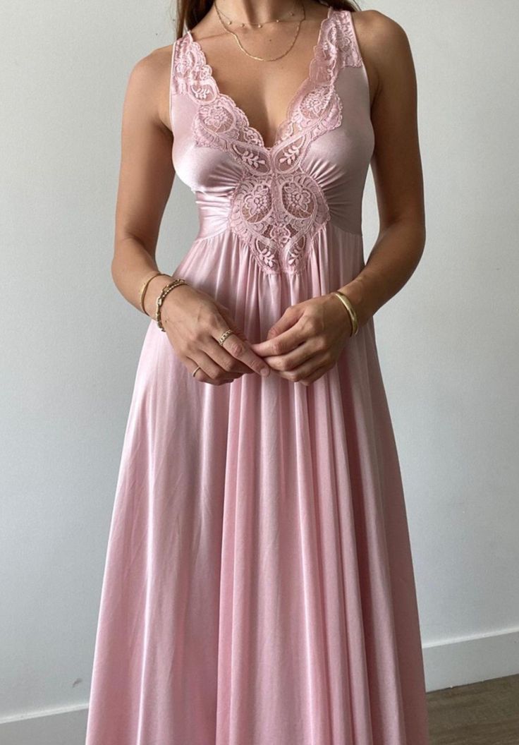 Pink A line Prom Dress,Lace Evening Dress Formal Prom Gown fg7283 - VelvetHem