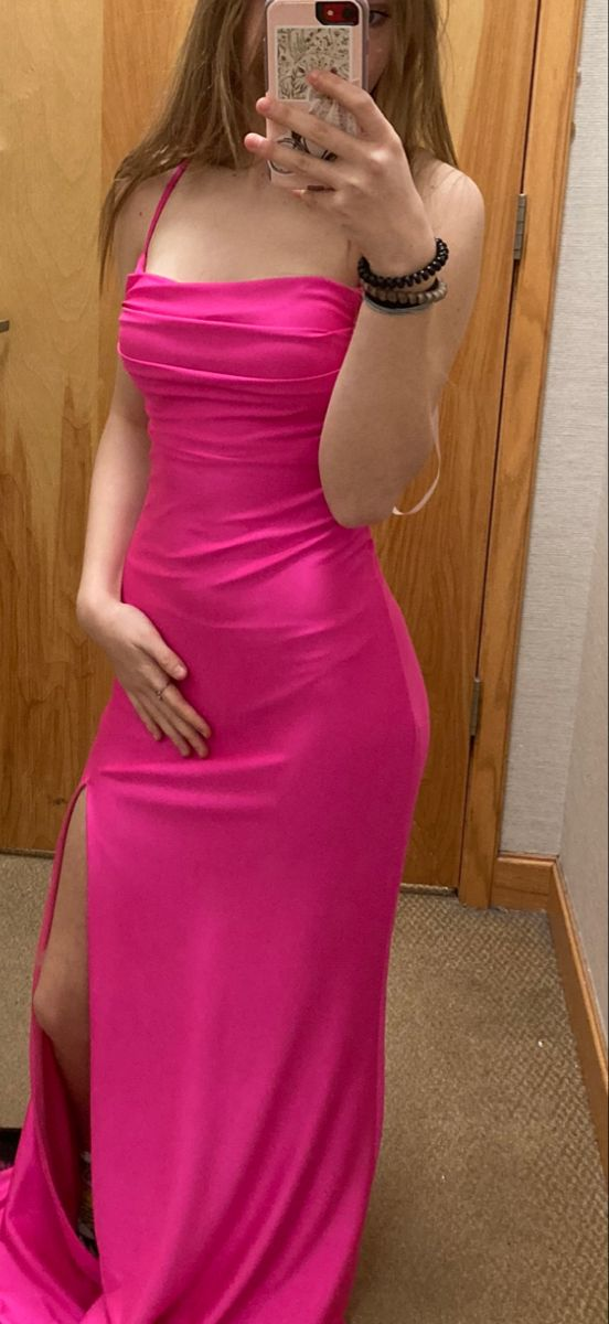 Beautiful Spaghetti Straps Slit Mermaid Prom Dress Evening Dress Y8194 - VelvetHem