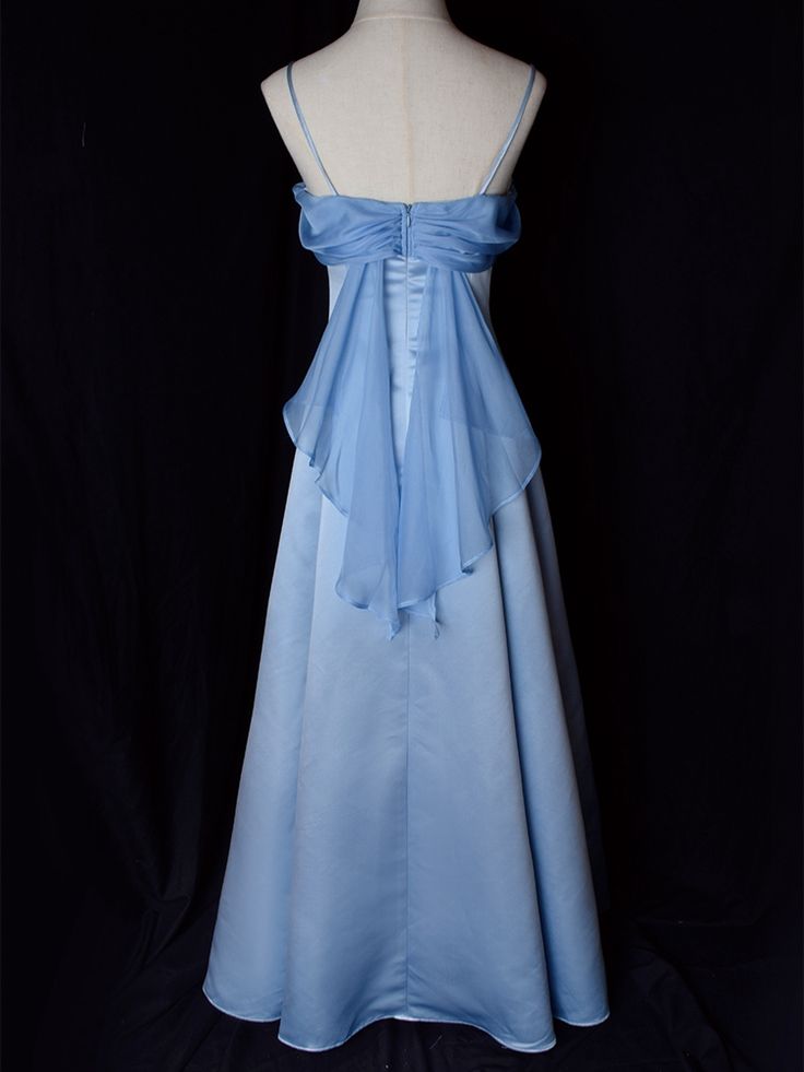 Vintage Spaghetti Straps Gown Elegant Prom Dresses fg7303 - View 4 | VelvetHem