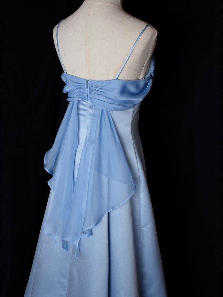 Vintage Spaghetti Straps Gown Elegant Prom Dresses fg7303 - View 5 | VelvetHem