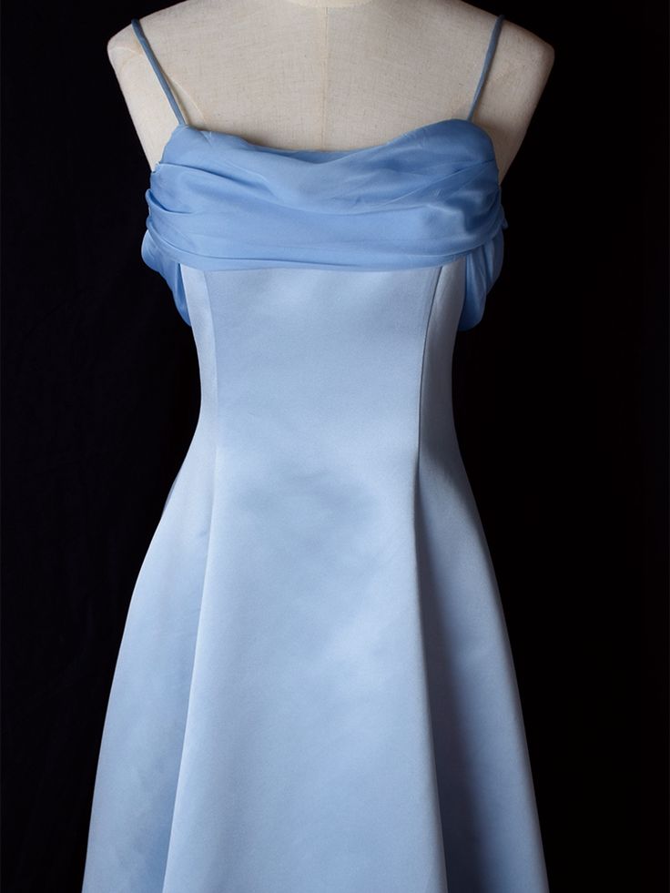 Vintage Spaghetti Straps Gown Elegant Prom Dresses fg7303 - View 3 | VelvetHem