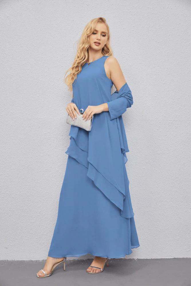 Mother of Bride Dresses with Open Front Lightweight Cardigan Formal Prom Gown 28081 by numbersea