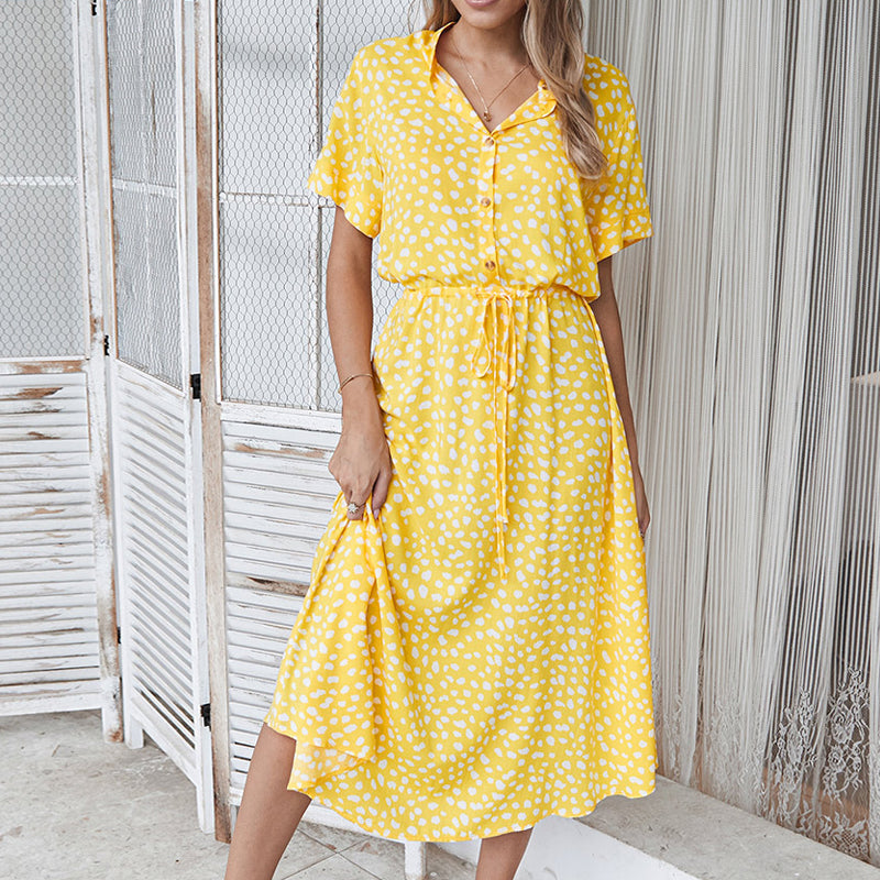 Violeta Timeless Polka Dot Dress for Women Statement Occasion Edit