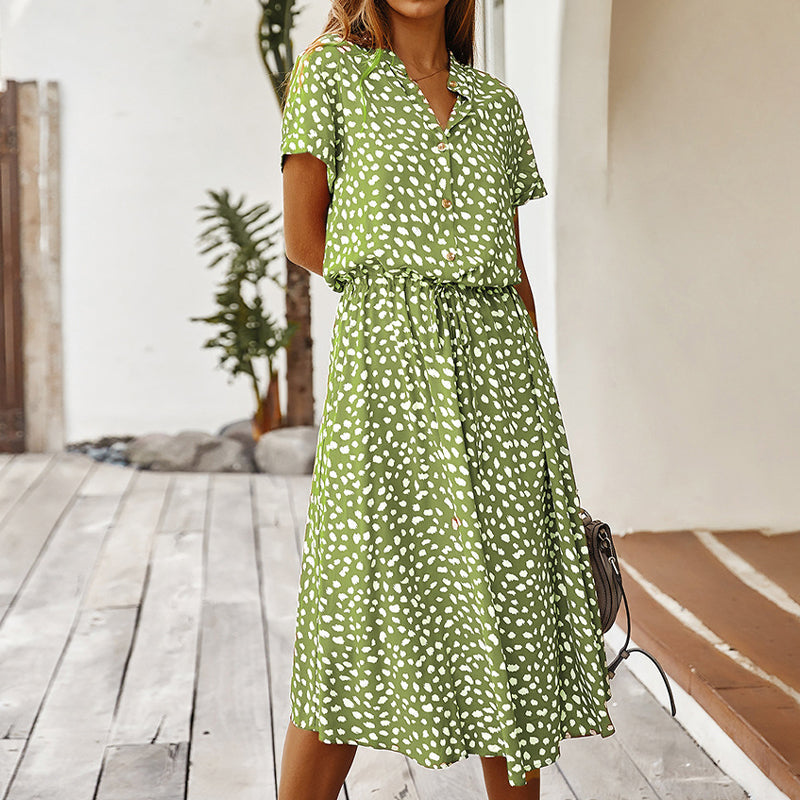 Violeta Timeless Polka Dot Dress for Women Statement Occasion Edit