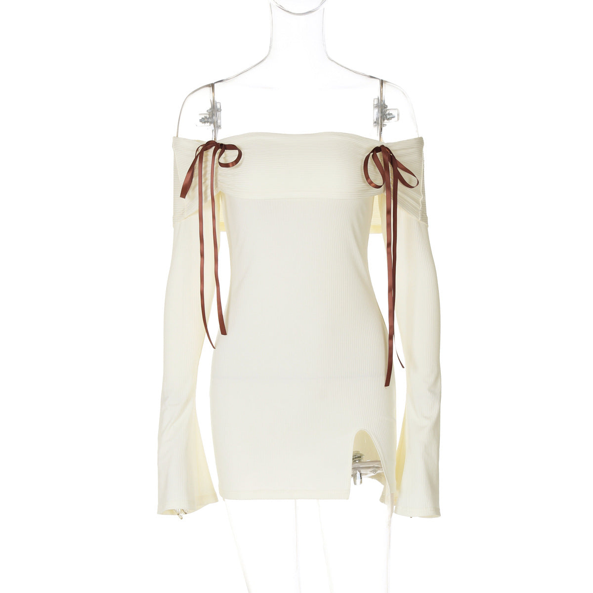 Rhode Mini Dress Apricot