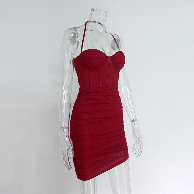 City Chic Dress Maroon