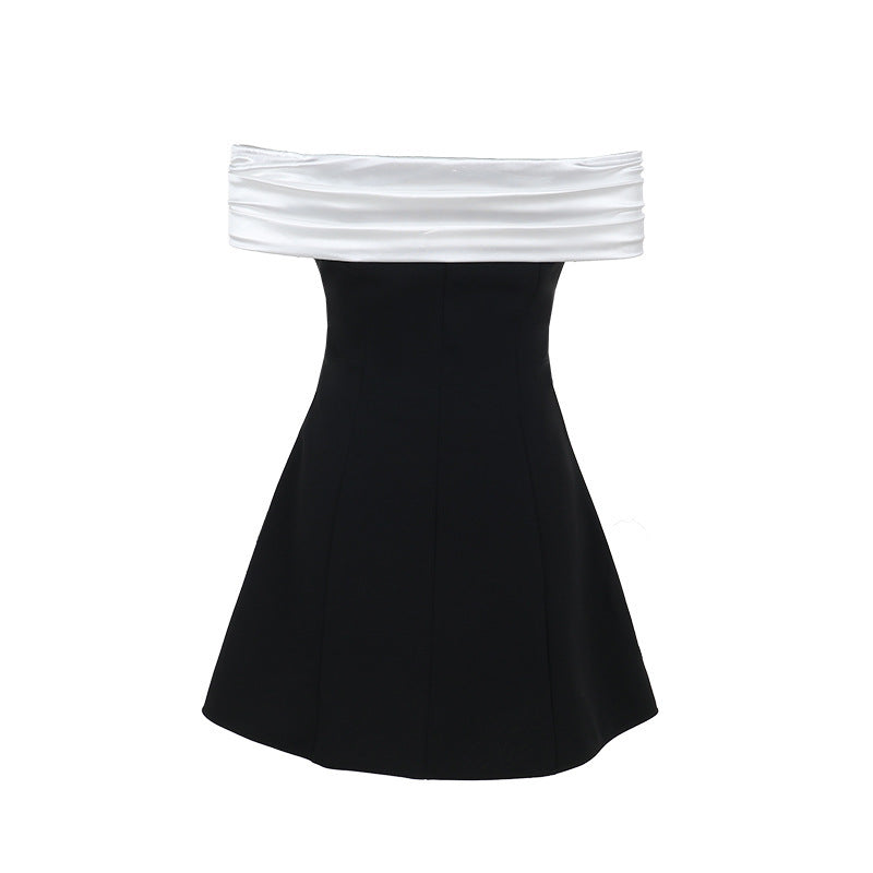 Dublin 2.0 Off Shoulder Mini dress Black