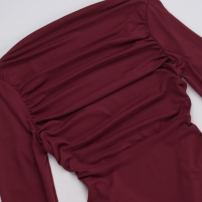 Mulberry Maxi Dress Maroon