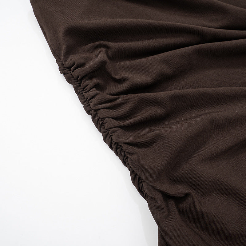 Gans Mini Dress Brown