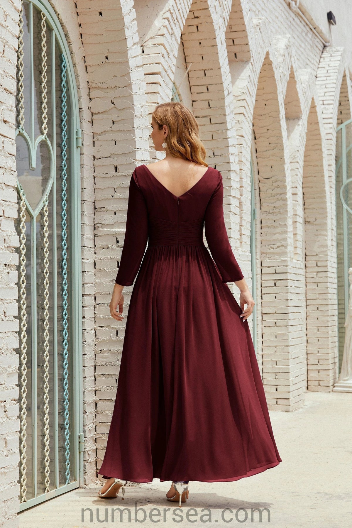 ZapDress Bridesmaid Dress Chiffon Formal Party Dress Evening Dress 28016 (ZD16992)
