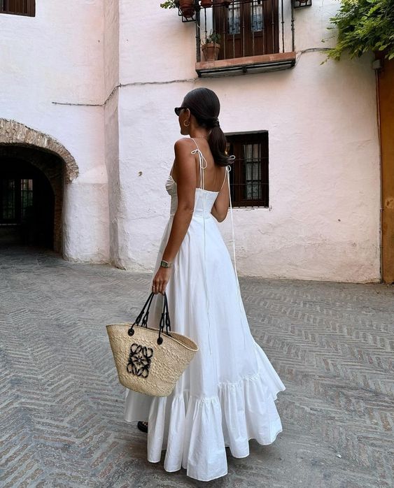 White Sexy Sleeveless Dress Elegant Long Evening Dress fg6906 - View 2 | VelvetHem