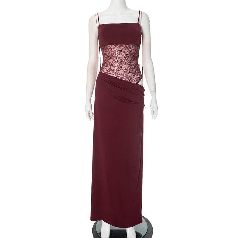 Stella Maxi Dress Maroon