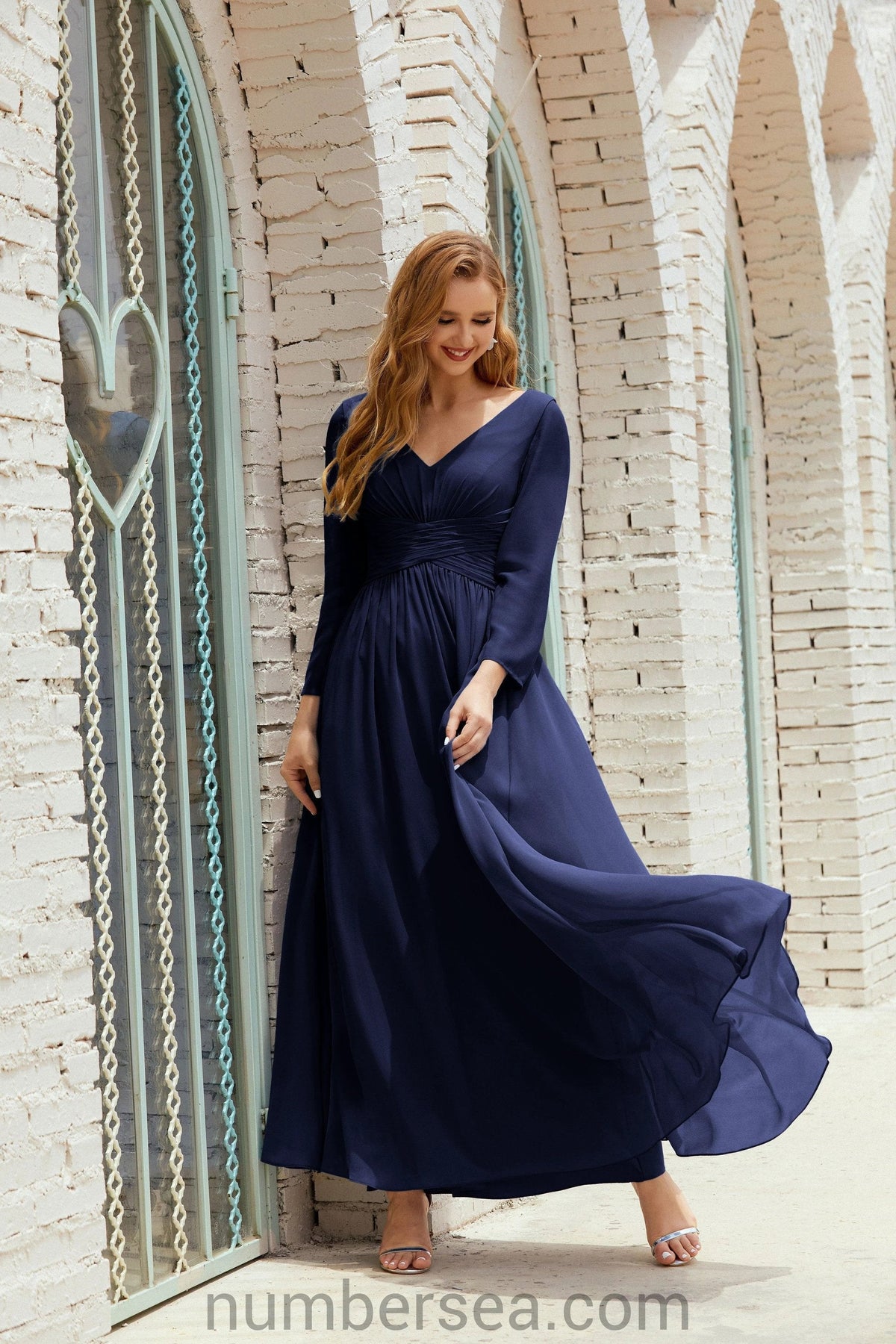 ZapDress Bridesmaid Dress Chiffon Formal Party Dress Evening Dress 28016 (ZD16992)