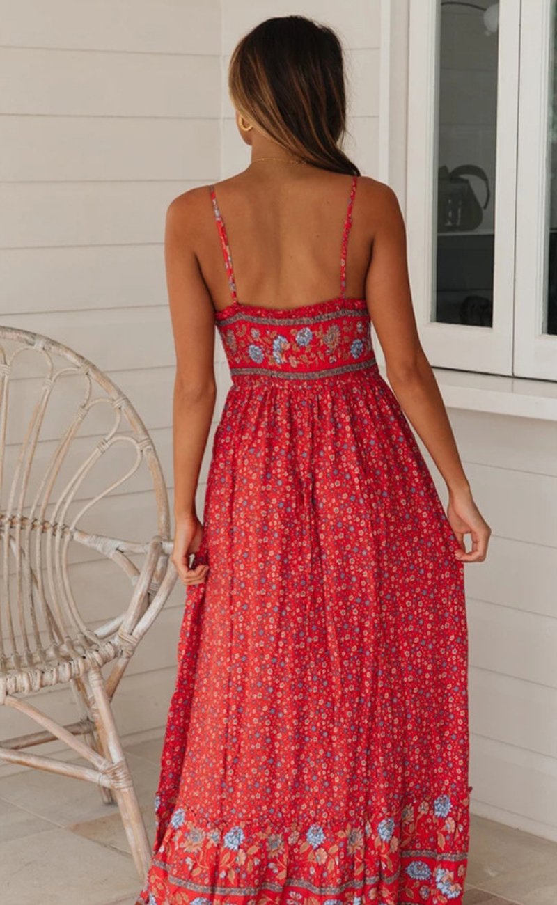 Imelda Blossom Delight Summer Dress for Women Comfortable Daily Wear