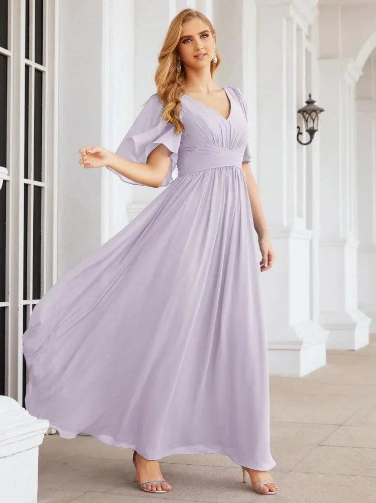 Numbersea Bridesmaid Dresses for Women Wedding Long Party Prom Dress 28068 by numbersea