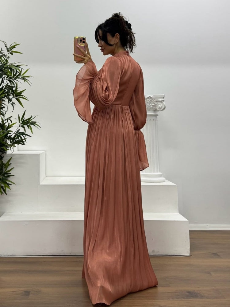 French Inspired Waist Maxi Dress